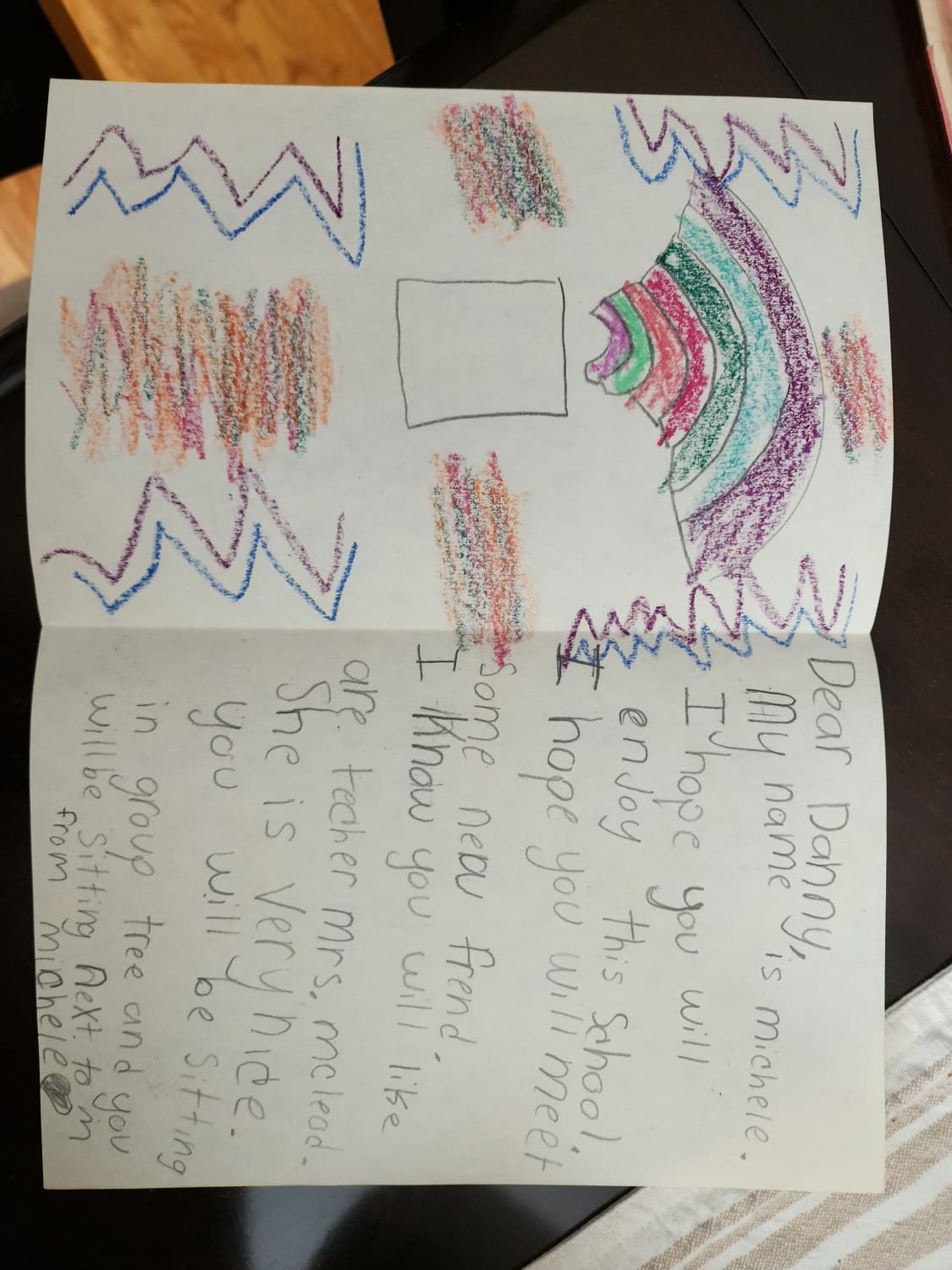 Welcome card